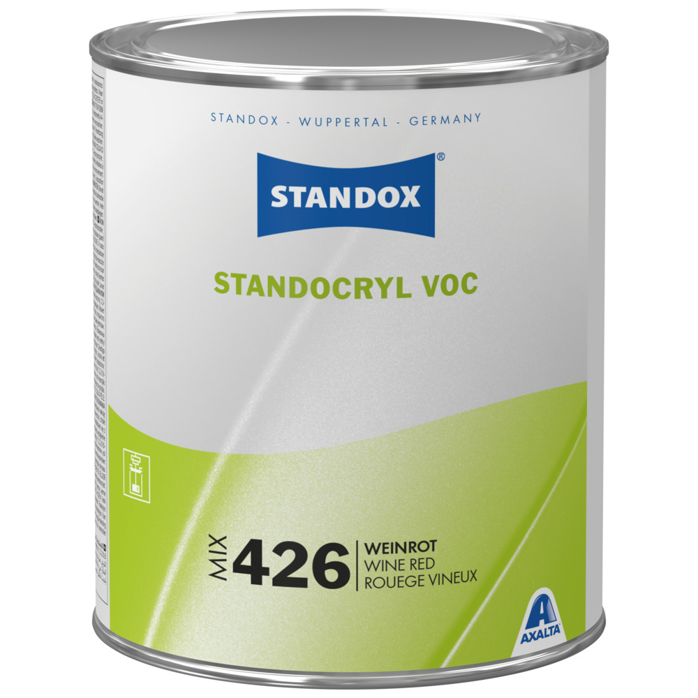 Standocryl VOC Autolack, Mix 426 Weinrot, 1 l