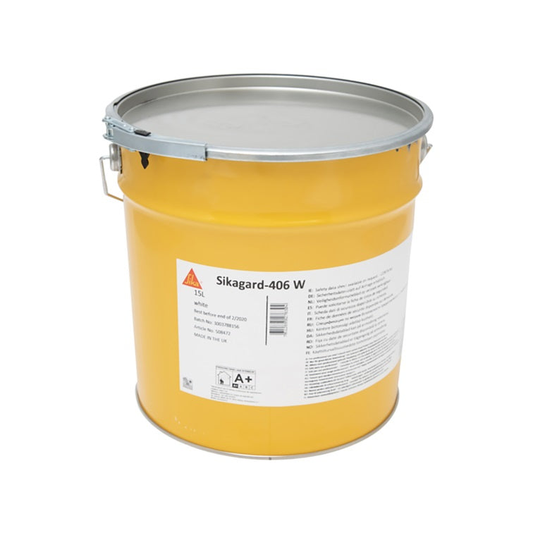 Sikagard Deckbeschichtung 406 W, Weiß, 15 l