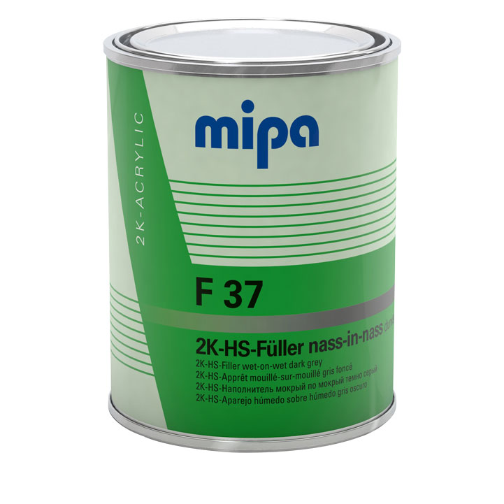 Mipa 2K-HS-NiN-Füller F 37, Dunkelgrau, 1 l