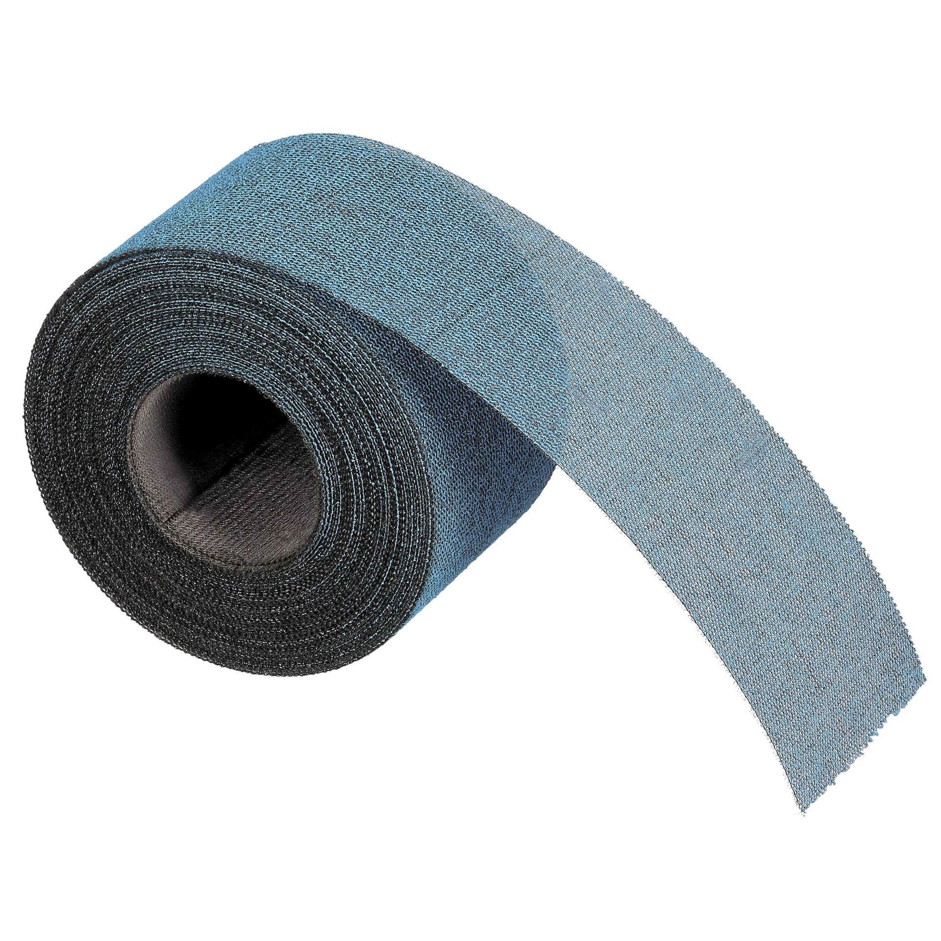 3M Gitternetz Schleifstreifen 320W, 80, Blau, 70 mm x 10 m