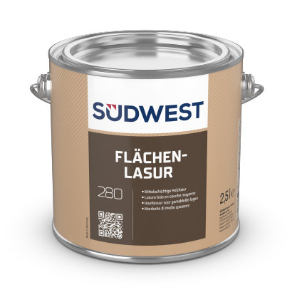 Südwest Flächen-Lasur, 8927 Altkiefer, Seidenglänzend, 2,5 l