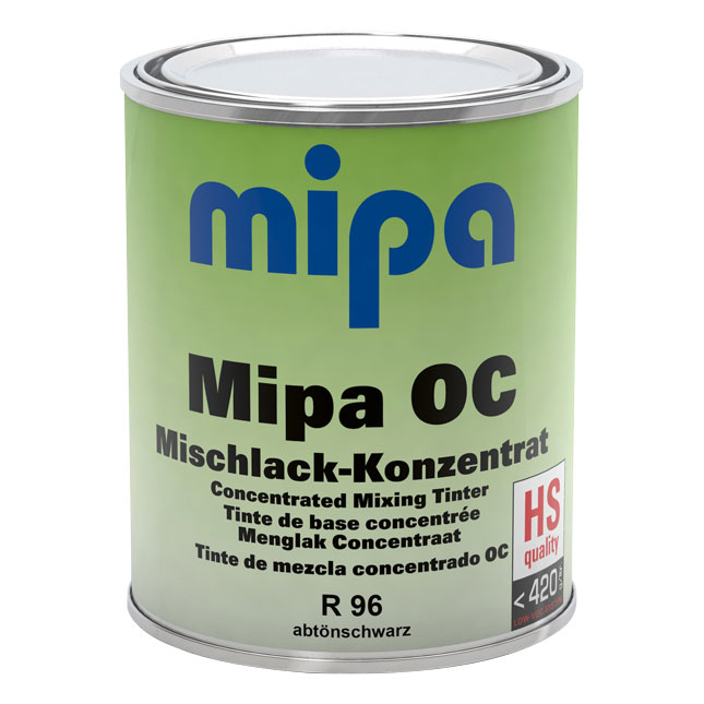 Mipa OC-Mischlack, R 96 Abtönschwarz, 1l