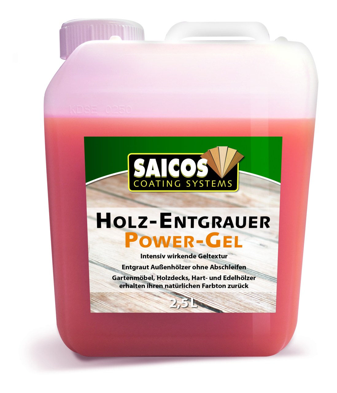 Saicos Holz-Entgrauer Power-Gel, 2,5 l