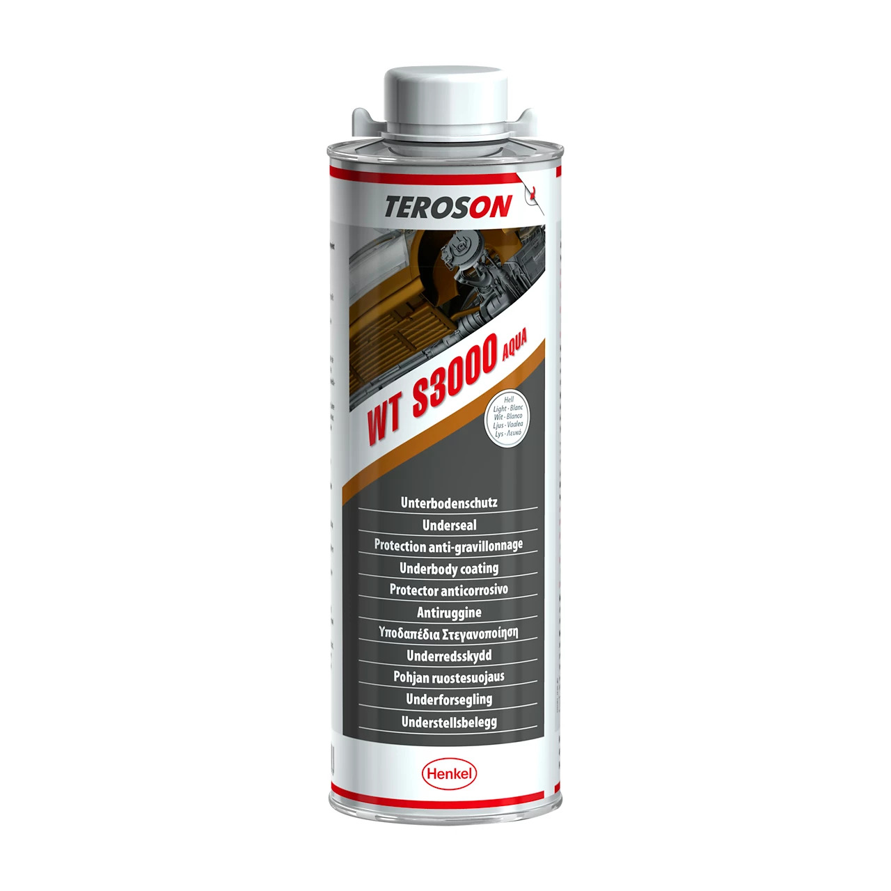 Teroson 1K-Beschichtungsmasse WT S3000 Aqua, Grau, 1 l