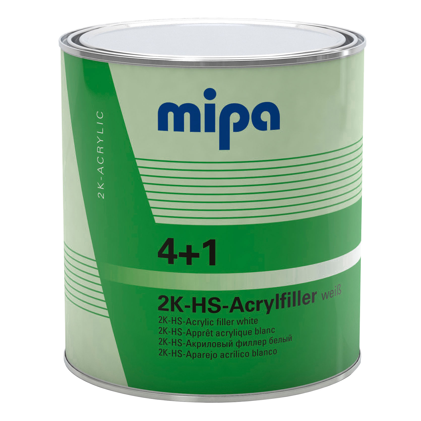 Mipa Füller 4+1 Acrylfiller HS, Dunkelgrau, 3 l