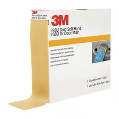 3M Schleifrolle Soft Gold Handrolle 288U, 114 mm x 25 m, Korn 150