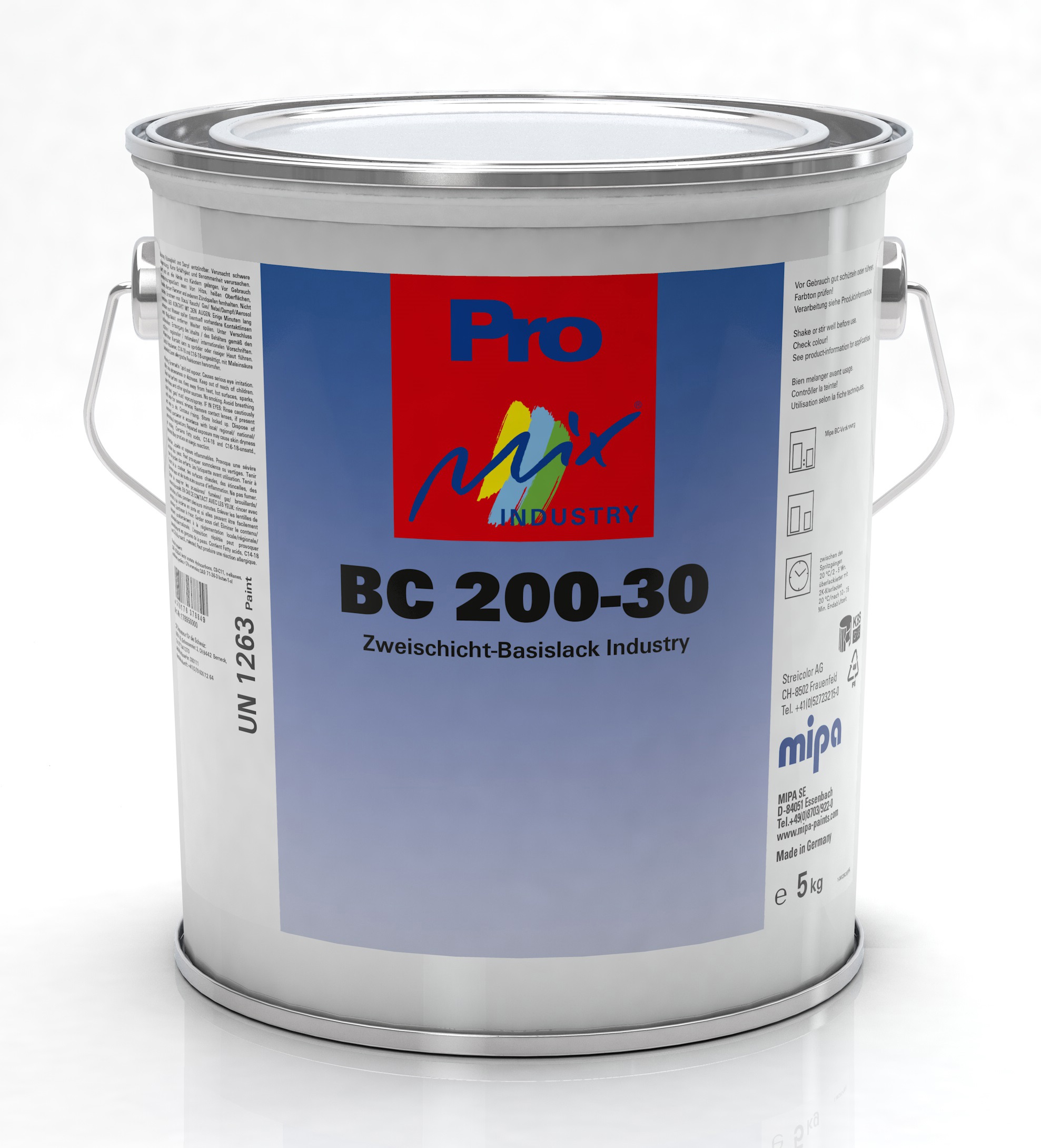 Mipa BC 200-30 2-Schicht-Basislack, 3,75 kg