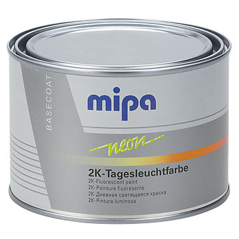 Mipa Basislack Neon-Leuchtorange, 500 ml