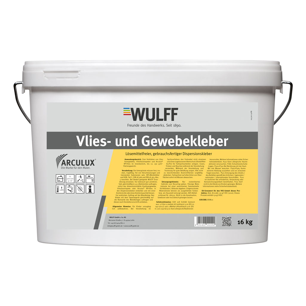 Arculux Vlies- und Gewebekleber, 16 kg