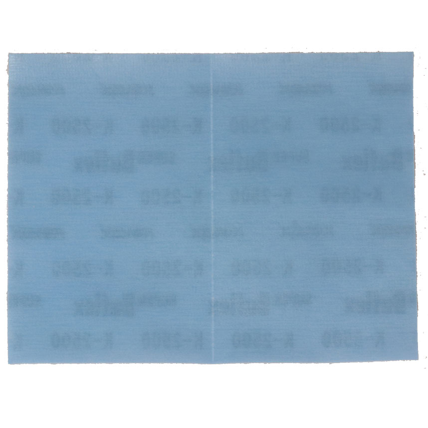 Kovax Schleifstreifen Buflex Dry Super Tack, K 2500, Blau, 170 x 130 m
