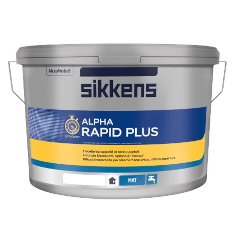 Sikkens Innenfarbe Alpha Rapid Plus, Weiß, 5 l