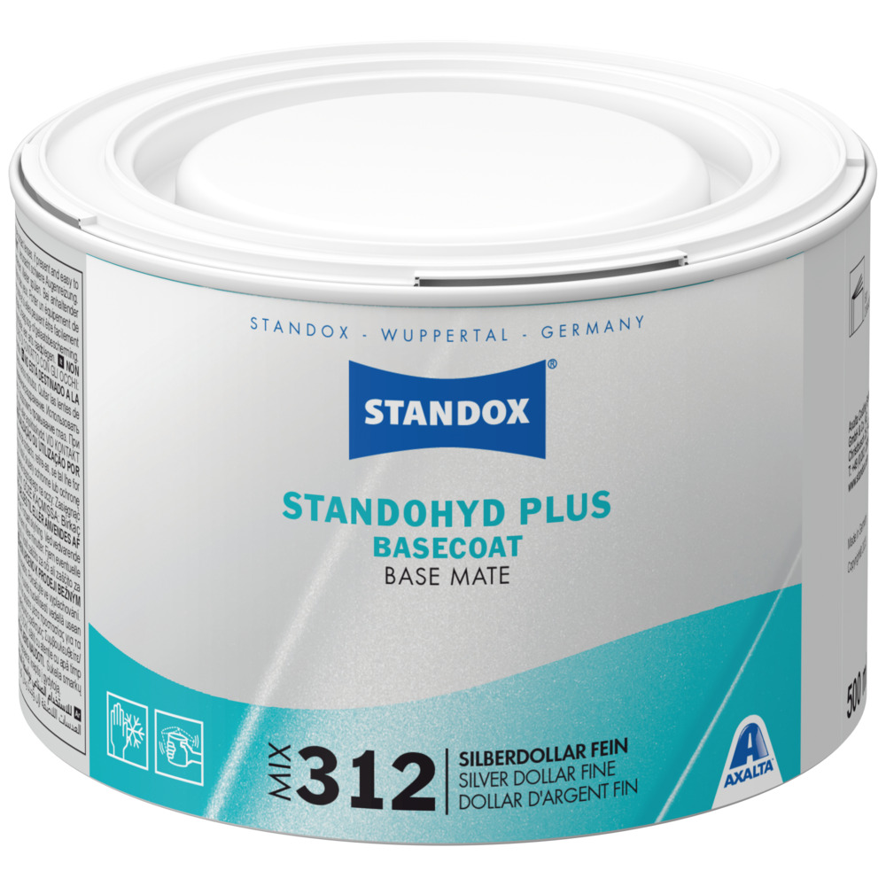 Standohyd Plus Basecoat, Mix 312 - Silber Dollar Fein, 500 ml