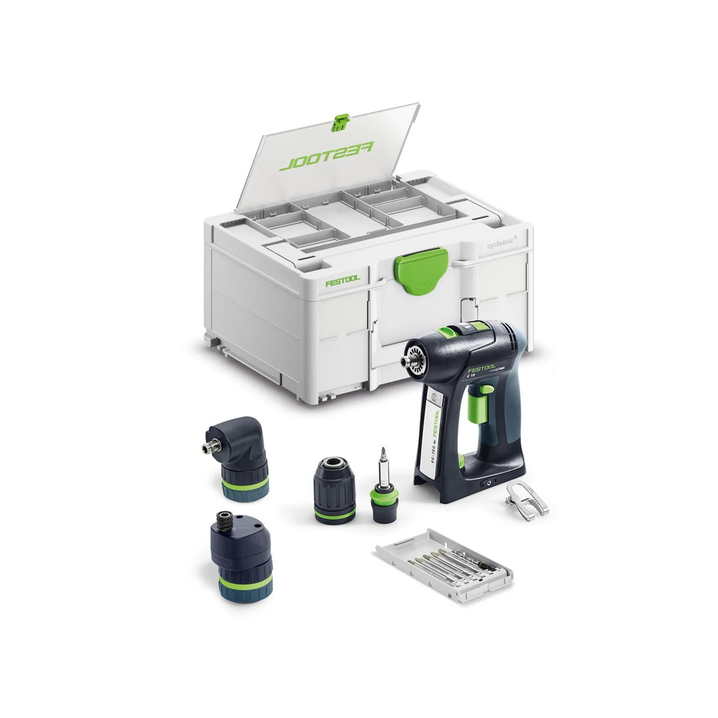 Festool Akku-Bohrschrauber C 18 Basic-Set