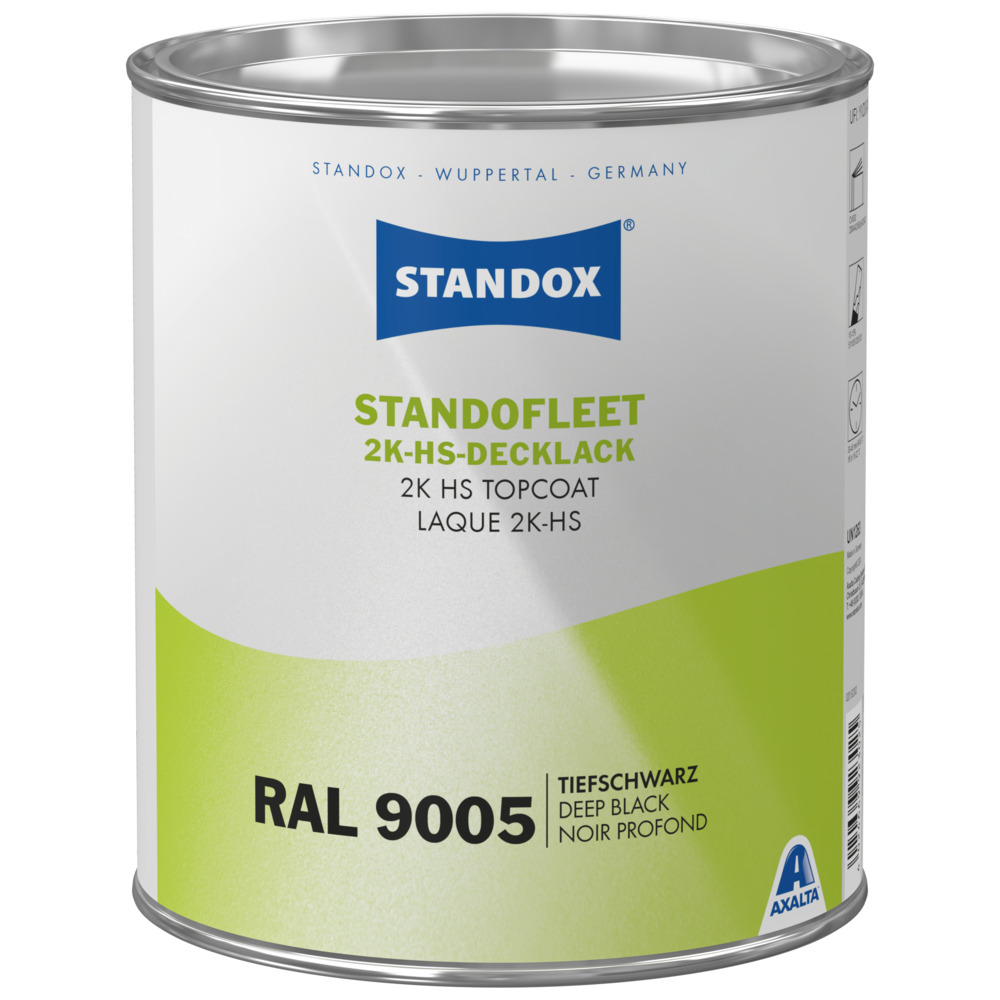 Standofleet 2K-HS RAL 9005, Tiefschwarz, 3,5 l