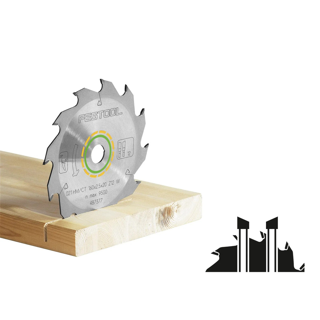 Festool Kreissägeblatt HW WOOD STANDARD, Ø 160 x 2,2 x 20 mm