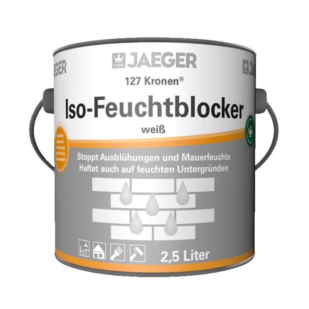 JAEGER Kronen Iso-Feuchtblocker 127, Weiß, 750 ml