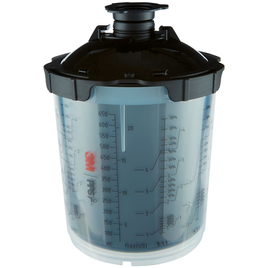 3M Becher Set PPS 2.0 UV Set Standard, 200 µm, 650 ml