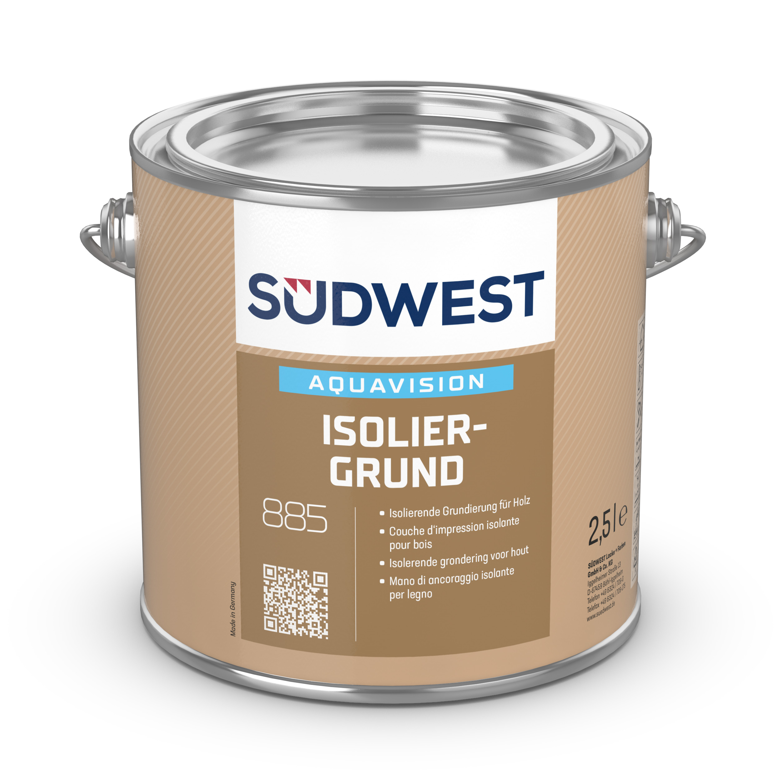 Südwest KATIOTECH Isolier-Grund, Weiß, 10 l