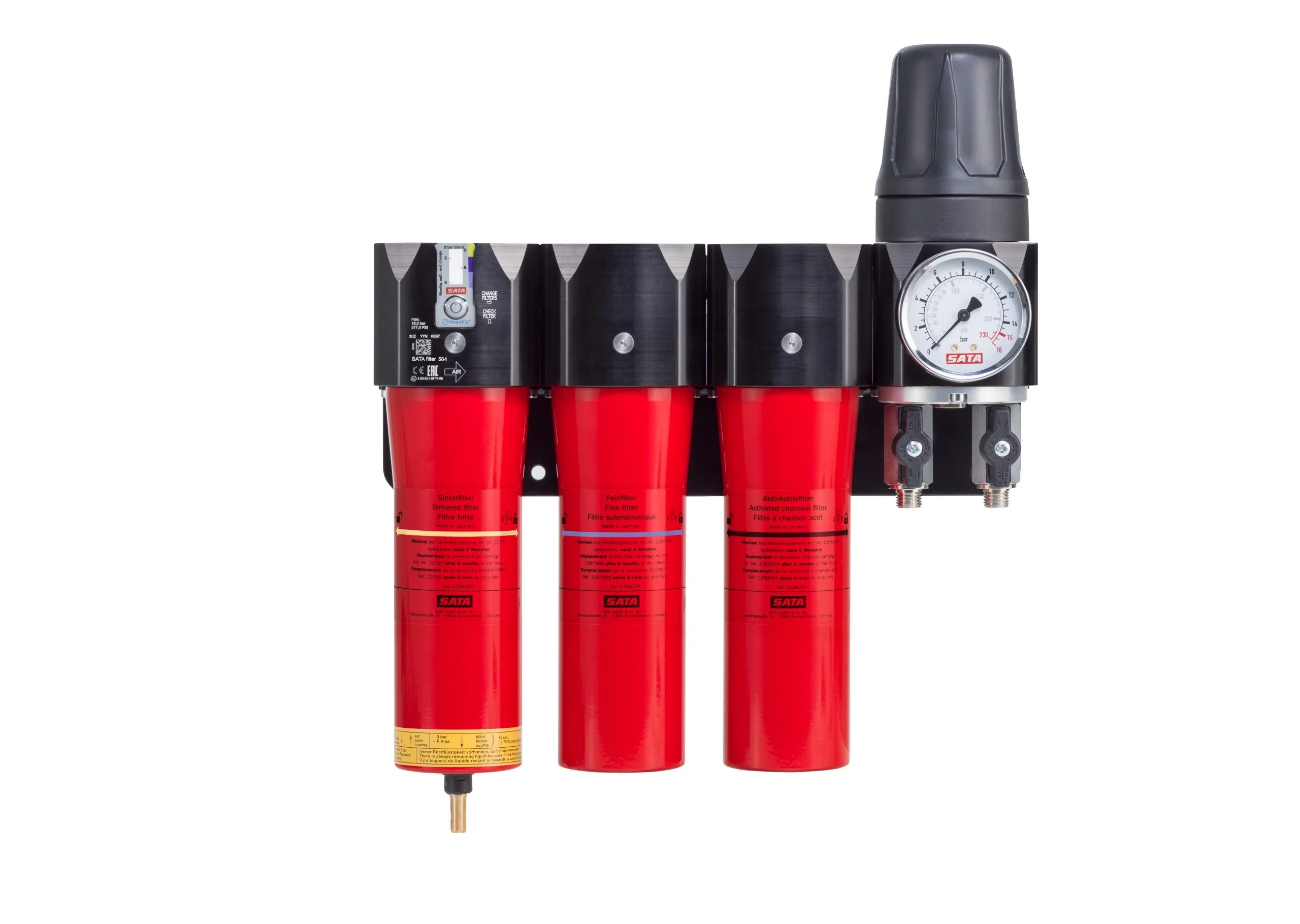 SATA Sinterfilter 584, 3-Stufig