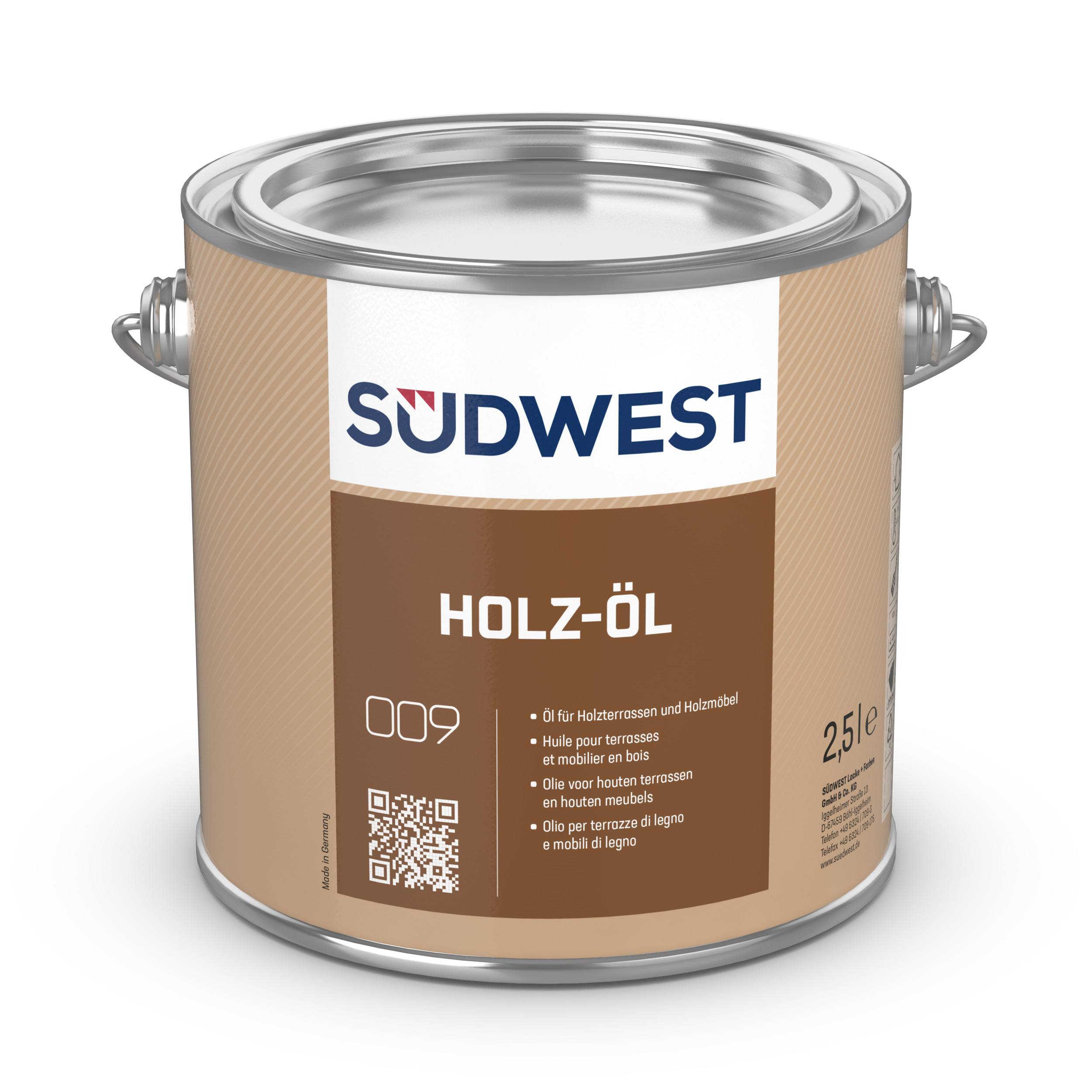 Südwest Holz-Öl, 8919- Teak, 1 l