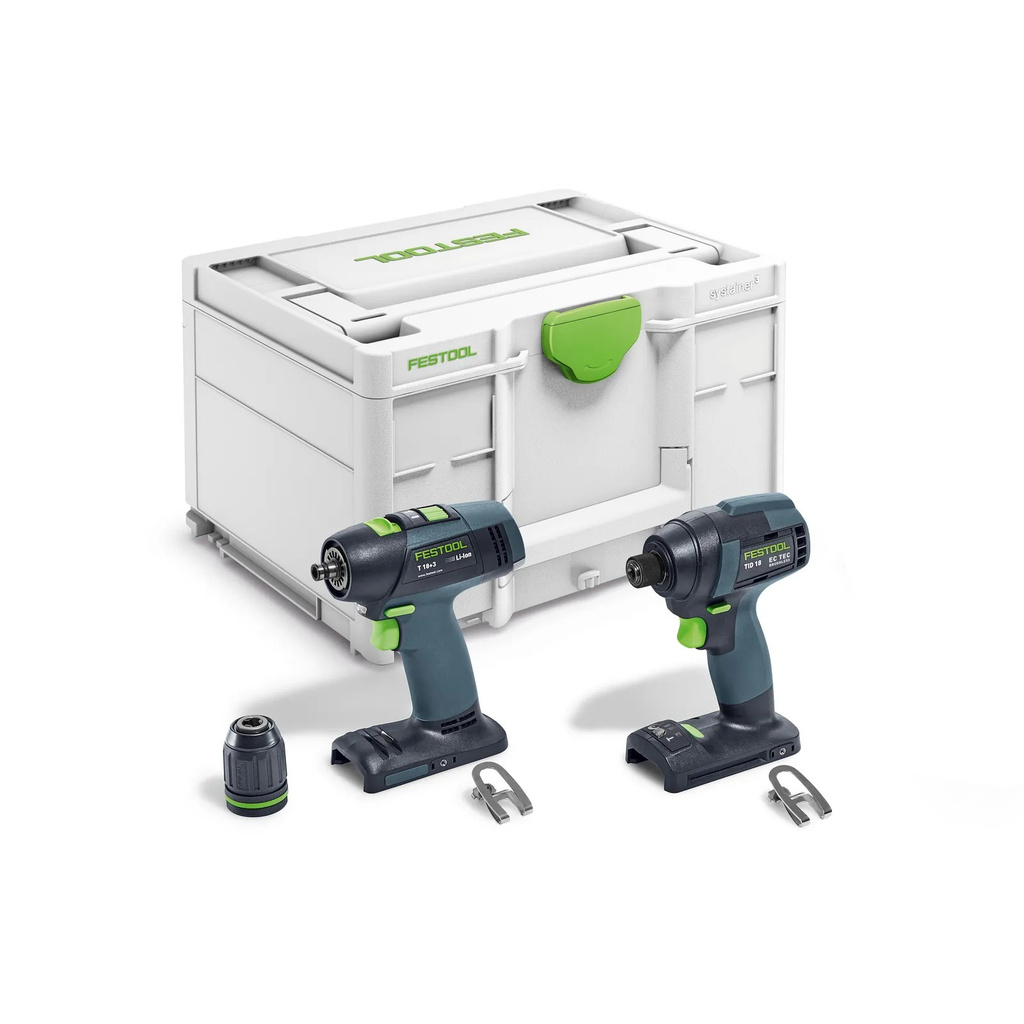 Festool Schrauber- und Bohrer-Set TID 18 Basic-Set T18