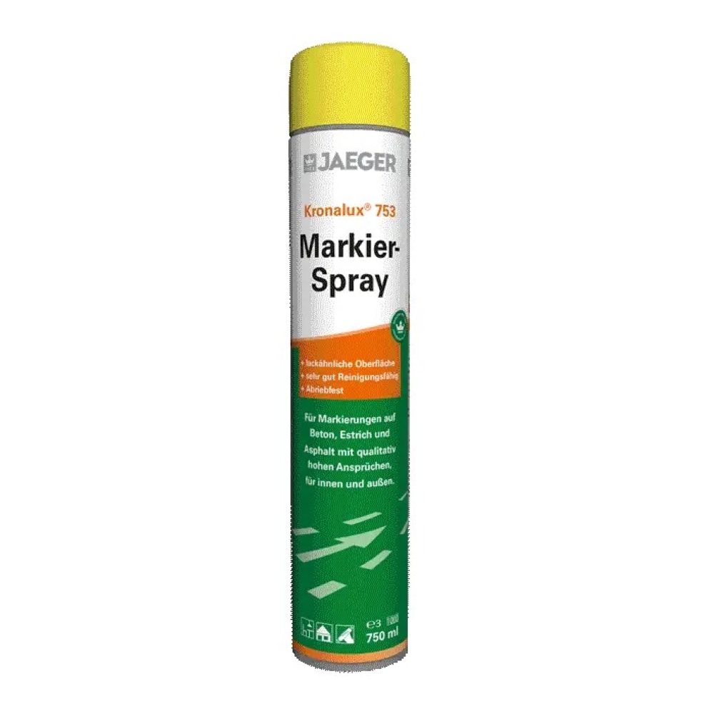 JAEGER Kronalux Markierspray 753, RAL 1023- Gelb, 750 ml